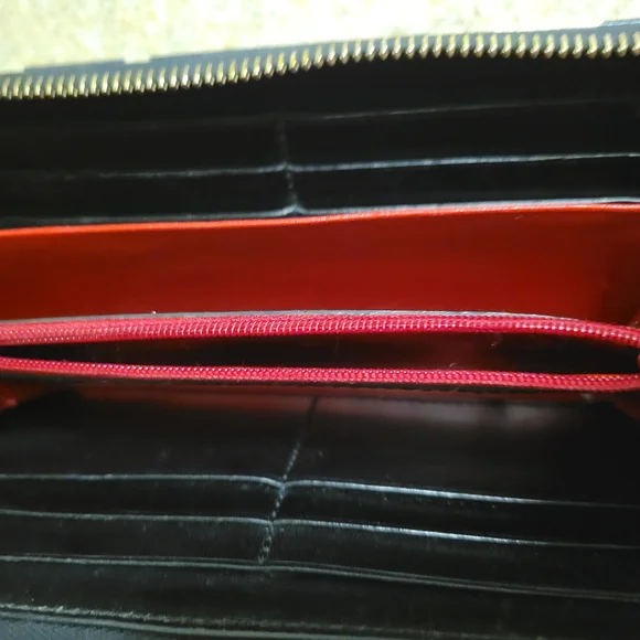 Dooney & Bourke Zebra Print Wallet and Pouch - Picture 2 of 7